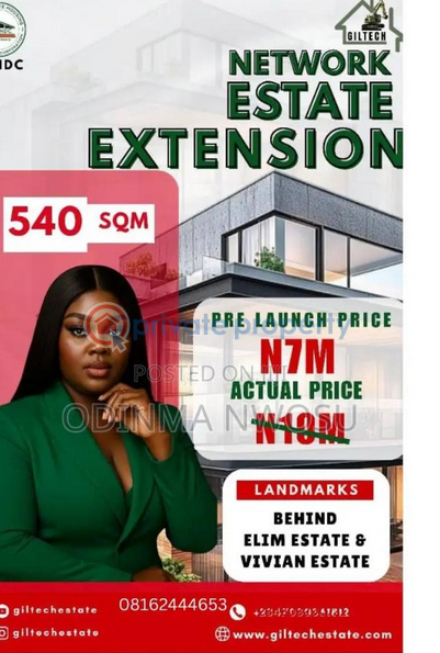 Land For Sale Behind Vivian Estate And Elim Estate Enugu Area 