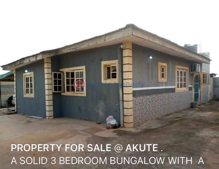 3 bedroom Detached Bungalow For Sale Akute Ogun State Obafemi Owode Ogun
