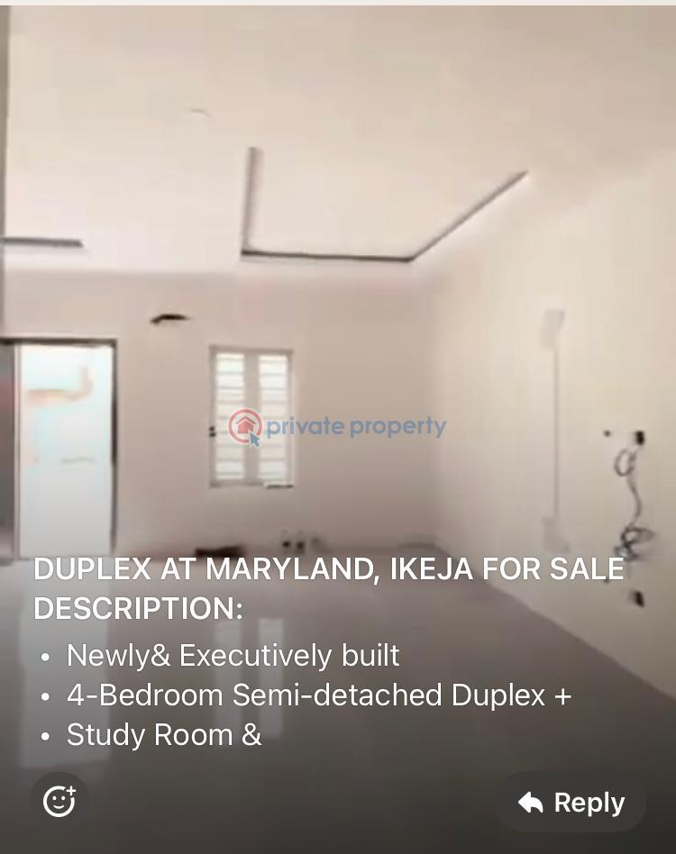 4 bedroom Semi detached Duplex For Sale Maryland Ikeja Lagos - 2