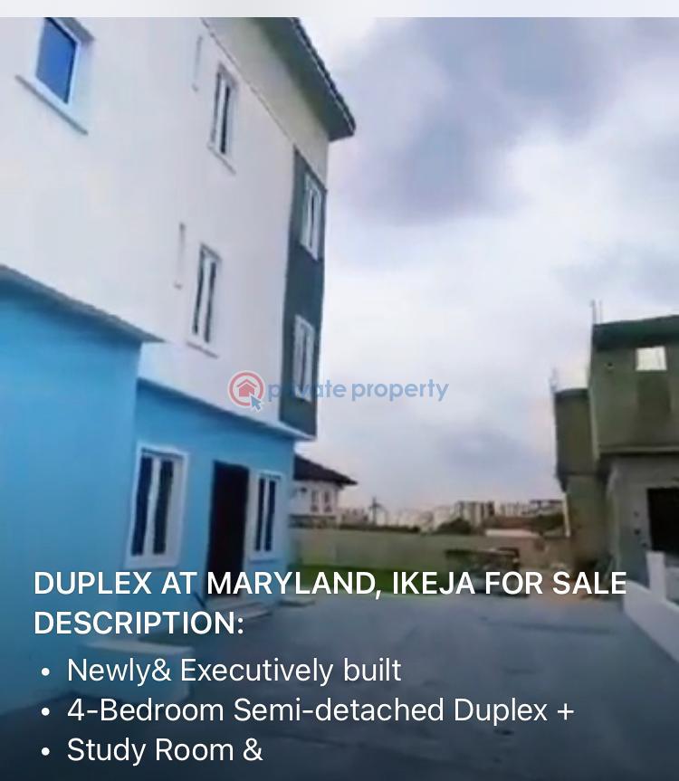 4 bedroom Semi detached Duplex For Sale Maryland Ikeja Lagos - 8