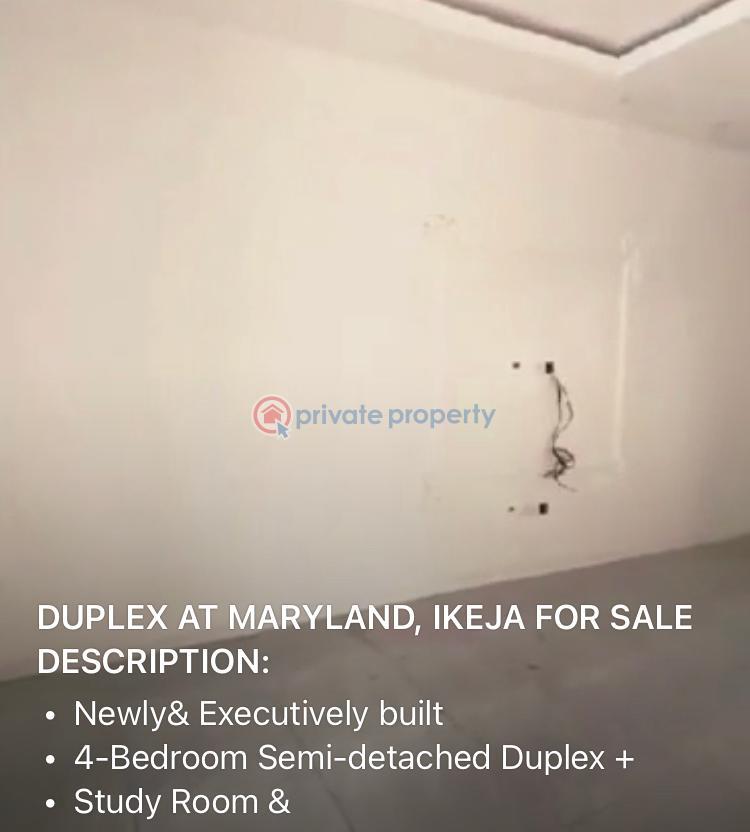 4 bedroom Semi detached Duplex For Sale Maryland Ikeja Lagos - 4