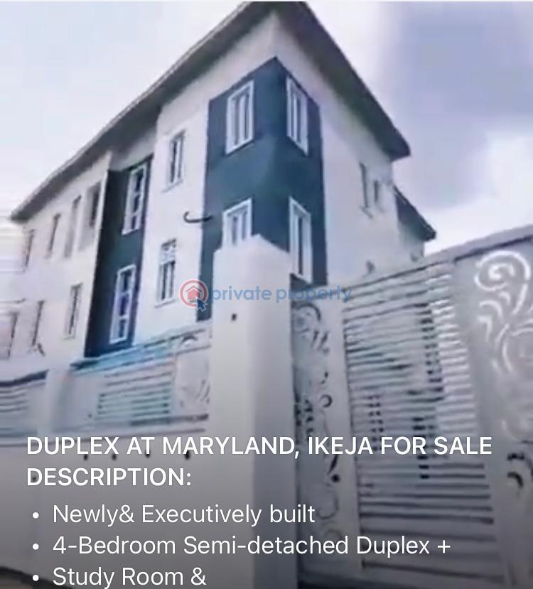 4 bedroom Semi detached Duplex For Sale Maryland Ikeja Lagos - 0