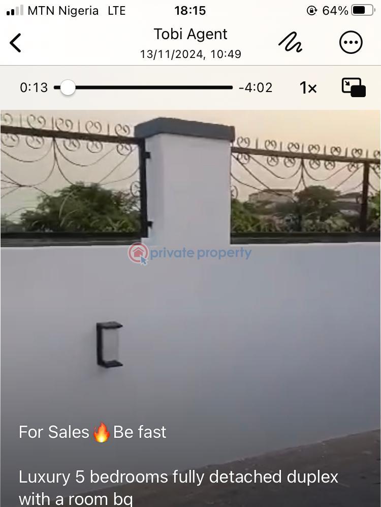 5 bedroom Detached Duplex For Sale Opic Estate Berger Isheri North Ojodu Lagos - 12