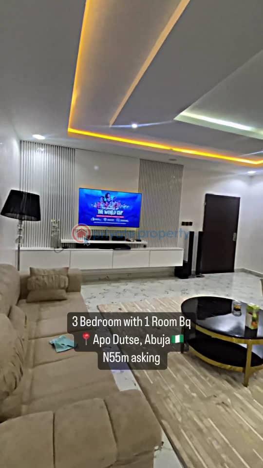 For sale 3 bedroom House Apo Abuja By Cedar Crest Hospital Abuja Apo