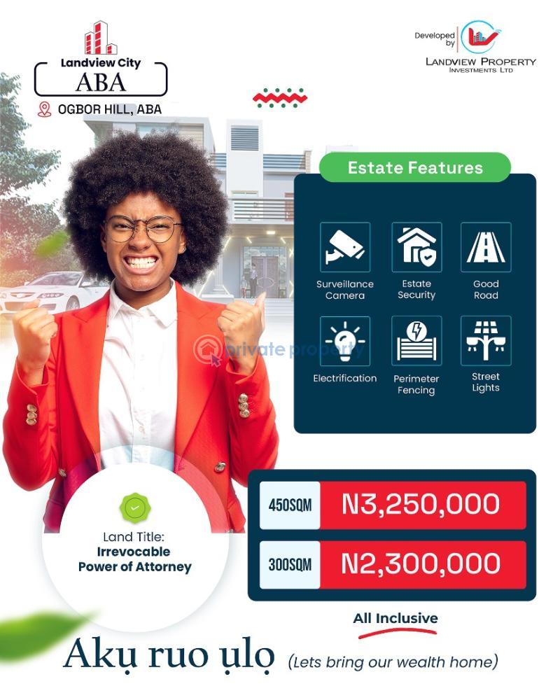 Residential Land For Sale Ogbor Hills Abia  - 0