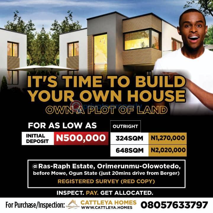 Residential Land For Sale Olowotedo Obafemi Owode Ogun