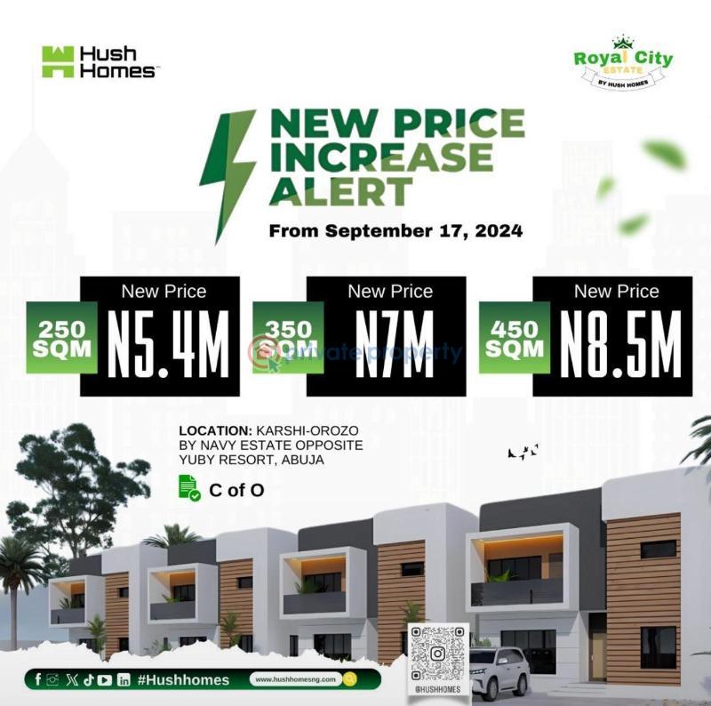 Residential Land For Sale Yuby Resort, Naval Estate Abuja Phase 1 