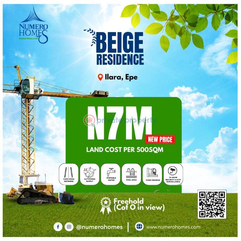 Residential Land For Sale Beige Estate Epe Lagos
