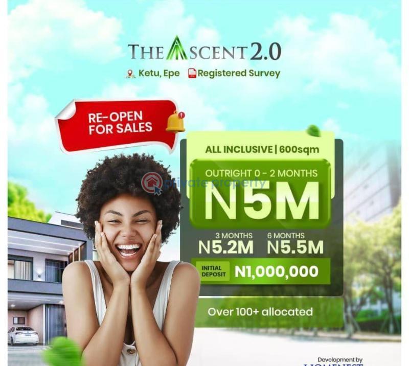 Land For Sale The Ascent 2.0 Epe Lagos - 2