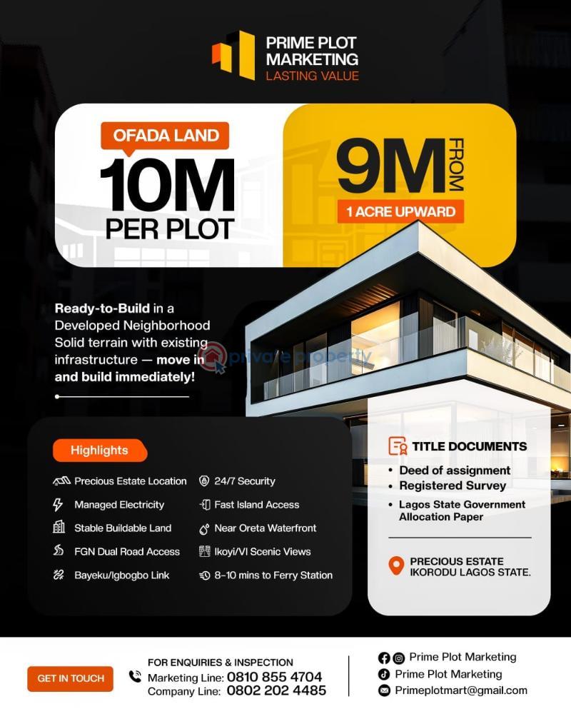 Land For Sale Obafemi Owode Ogun - 1