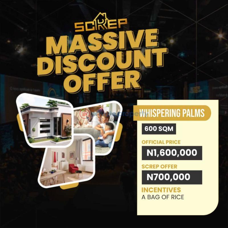 Land For Sale Whispering Palm Badagry Lagos (PID 2PACPH) Private