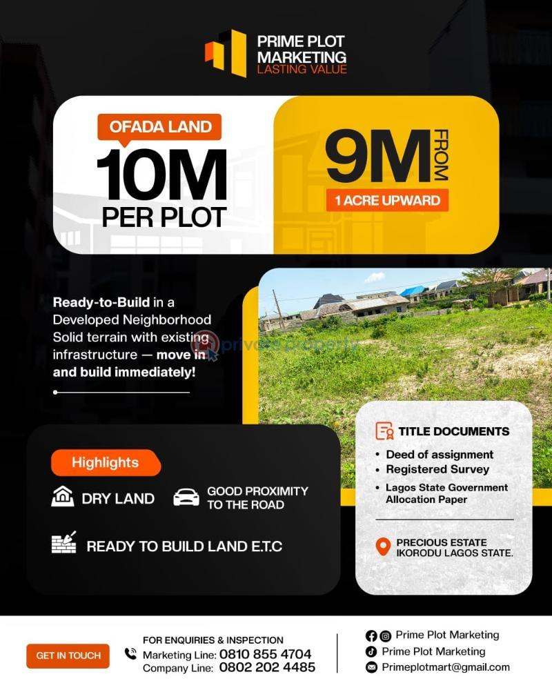 Land For Sale Obafemi Owode Ogun - 0