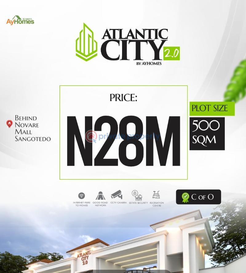 Land For Sale Atlantic City 2.0 Estate Behind Novare Shoprite Off Monastery Road Lekki Sangotedo Ajah Lagos - 0