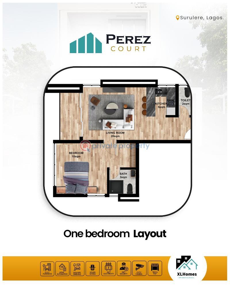 1 bedroom Detached Duplex For Sale Surulere Lagos - 3