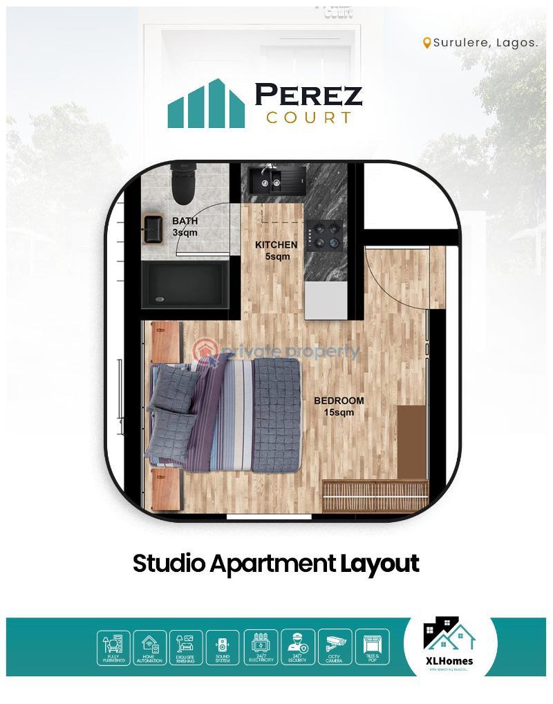 1 bedroom Detached Duplex For Sale Surulere Lagos - 1