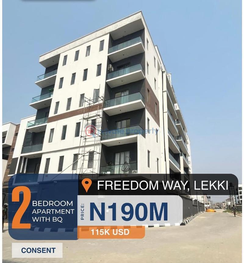 2 bedroom Block Of Flats For Sale Freedom Way Lekki Phase One Lekki Phase 1 Lagos - 0