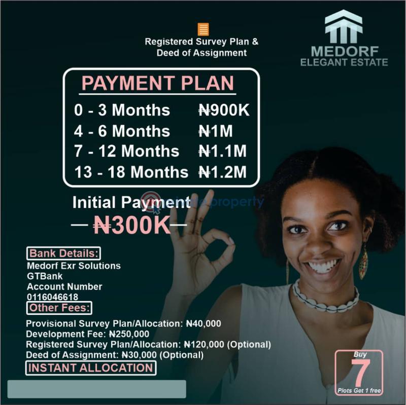 For sale Land At Amoyo (kabba Dongari) Ilorin Kwara (PID 5PAEYD