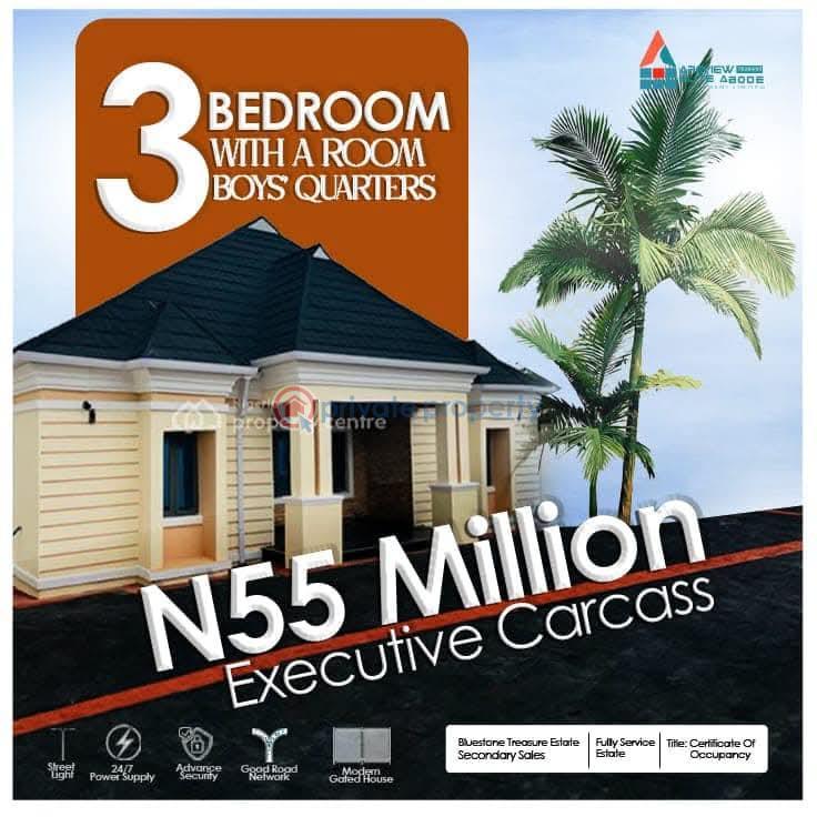 New 3 bedroom bungalow + bq offer - 3 3 bedroom Detached Bungalow For Sale Just A Few Minutes From Redemption Camp & Christopher University, Less Than 20 Mins Drive From Ojodu Berger, Lagos! Obafemi Owode Ogun - 3