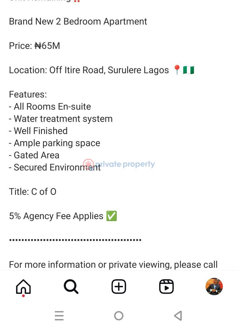 2 bedroom Shared Apartment For Sale Itire Road Surulere Lagos - 9