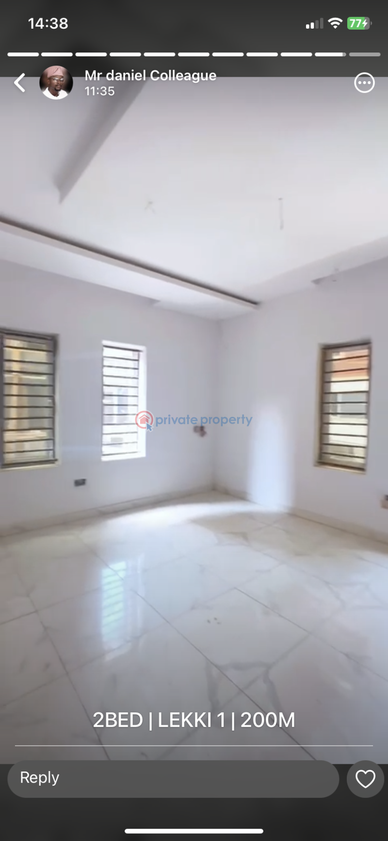 2 bedroom Shared Apartment For Sale Lekki Phase1 Along Lekki Expressway Lagos - 2