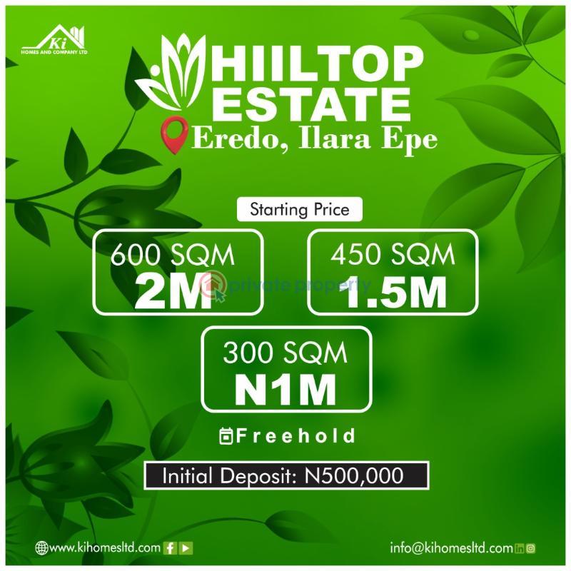 Land For Sale Hilltop Estate, Epe Ajah Lagos (PID 9PADAS) Private