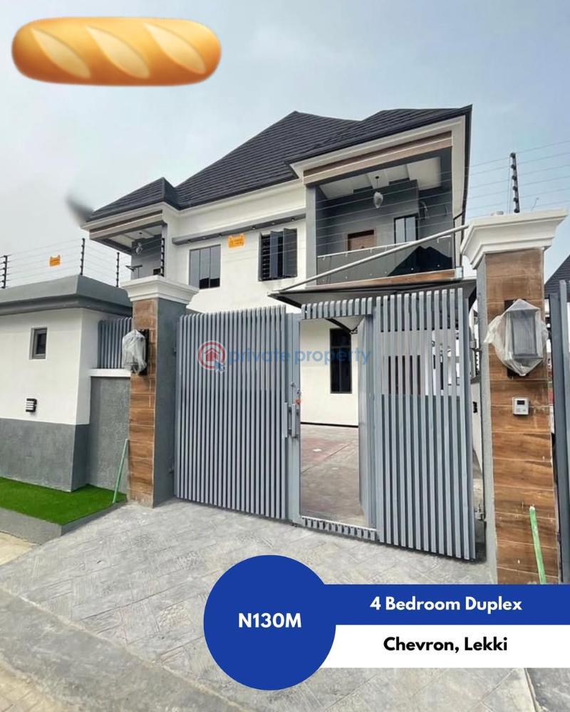 4 bedroom Semi detached Duplex For Sale Chevron Drive Lekki Lagos - 0