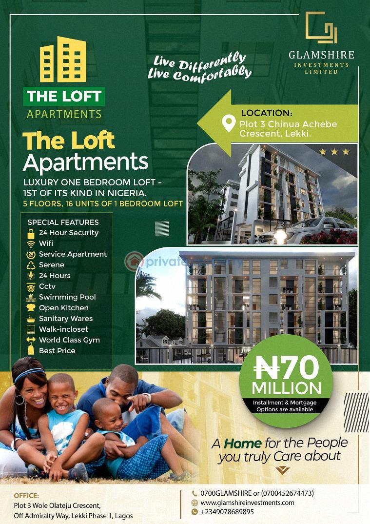 1 bedroom Flat & Apartment For Sale Chinua Achebe Crescent Lekki Phase 1 Lagos - 3
