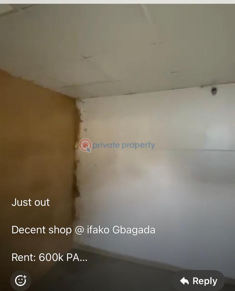 Shop For Rent Ifako-Gbagada Lagos - 0