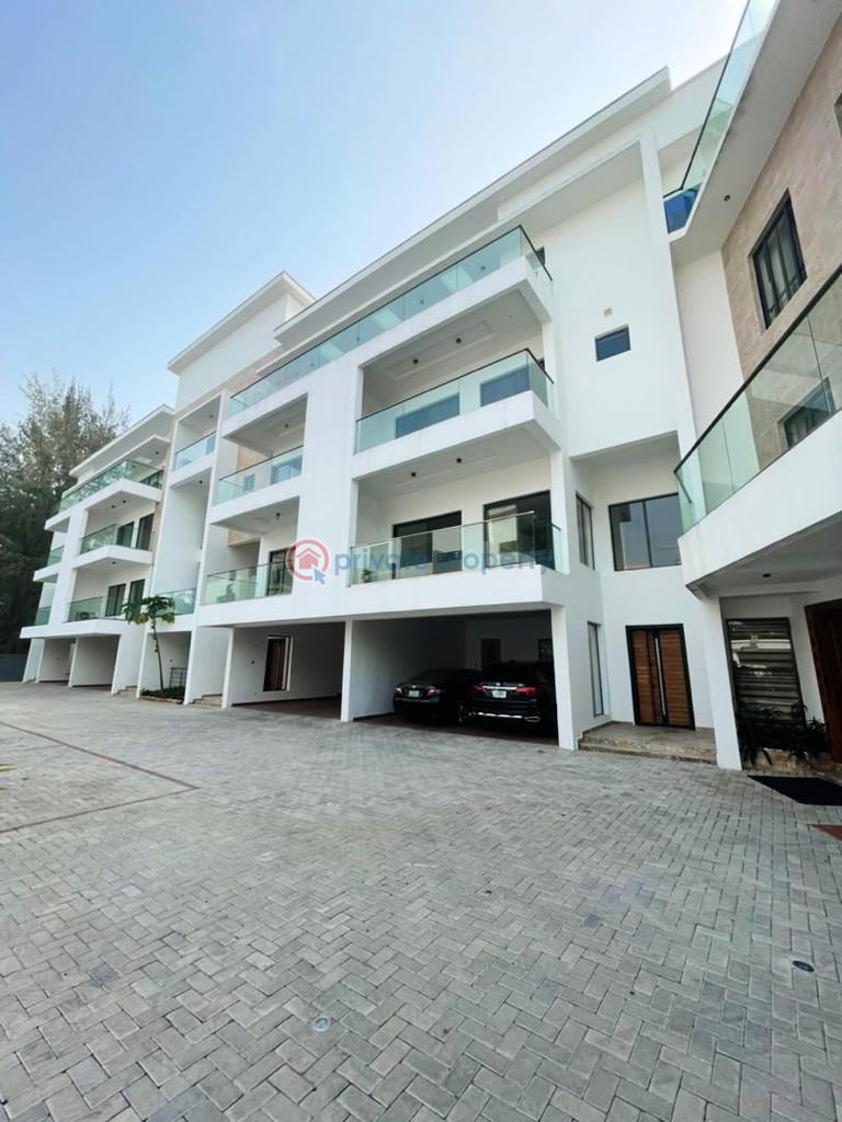 Flamboyant 4 bedrooms terrace duplex with swimming pool &bq - 0 4 bedroom Terrace For Sale Banana Island Ikoyi Lagos - 0