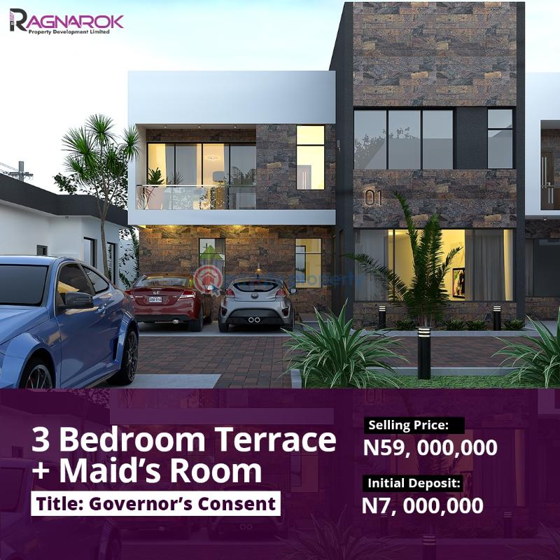 2 bedroom Terrace For Sale Lagos Business School, Readington School, Blenco Supermarket, Fara Park, Lufasi Nature Park, Novare Mall Shoprite Bogije Sangotedo Lagos - 2