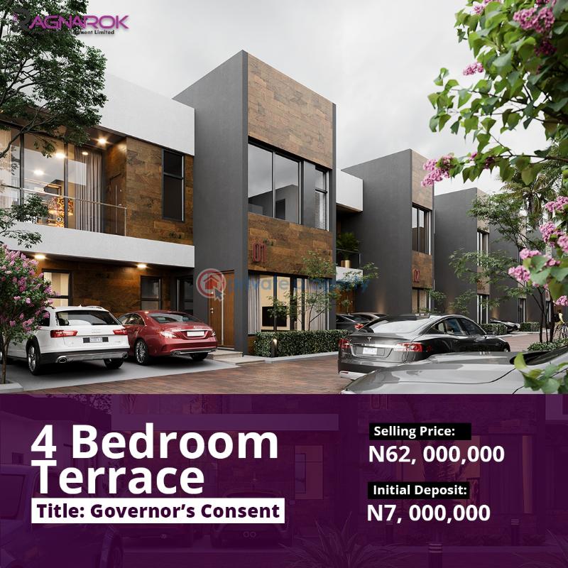 2 bedroom Terrace For Sale Lagos Business School, Readington School, Blenco Supermarket, Fara Park, Lufasi Nature Park, Novare Mall Shoprite Bogije Sangotedo Lagos - 1