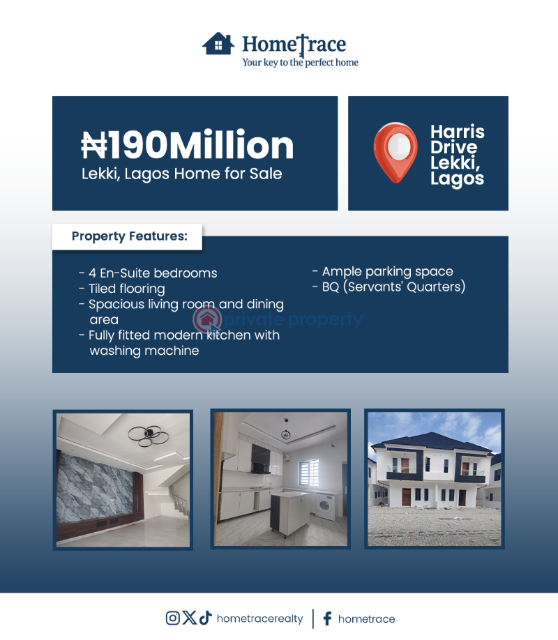 4 bedroom Duplex For Sale Harris Drive Lekki Lagos - 1