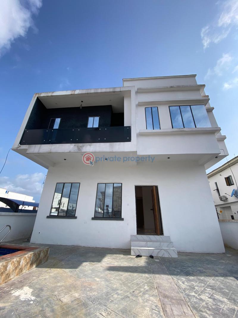 For sale!!!!  5  bedroom fully detached duplex with swimming pool 5 bedroom Detached Duplex For Sale Close To General Paint Ajah Lagos