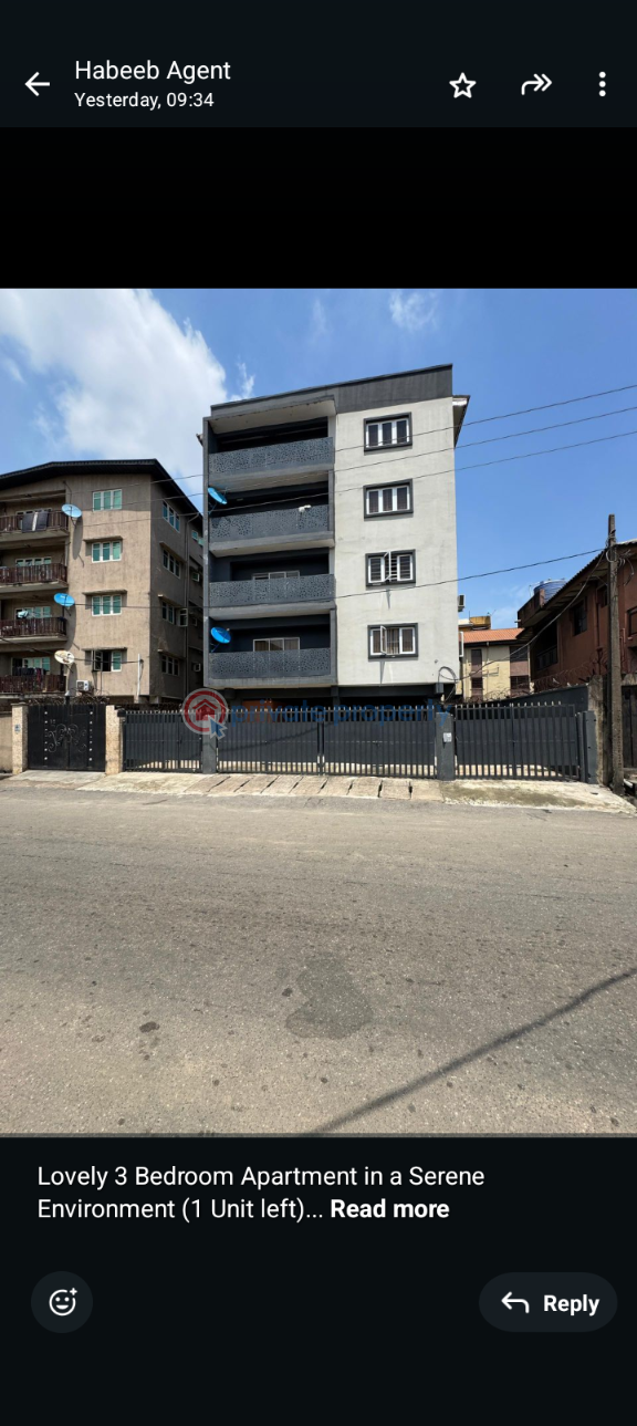 3 bedroom Block Of Flats For Sale Surulere Lagos - 1