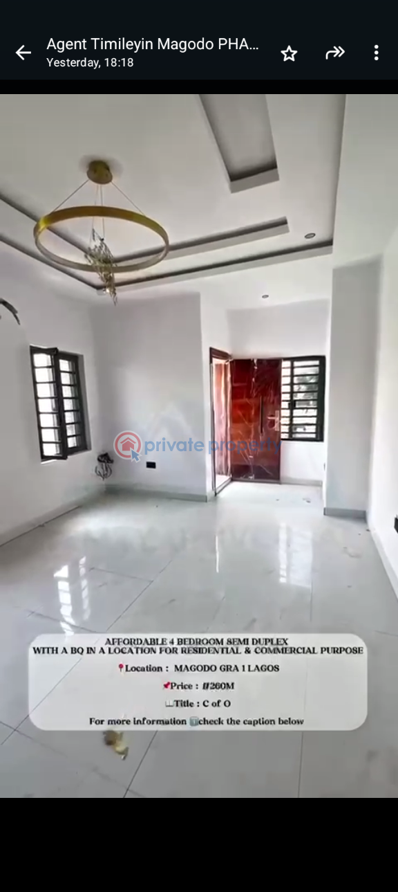 4 bedroom Semi detached Duplex For Sale Magodo GRA Phase 1 Ojodu Lagos - 12