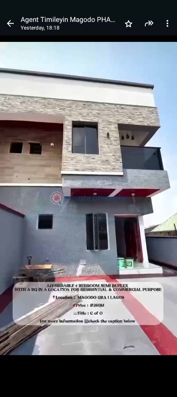 4 bedroom Semi detached Duplex For Sale Magodo GRA Phase 1 Ojodu Lagos - 2