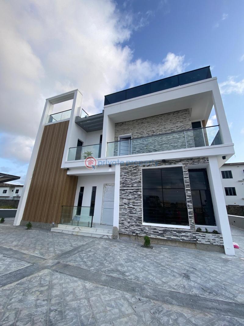 For sale !!!  luxury 5 bedroom fully detached duplex with a room bq 5 bedroom Detached Duplex For Sale Abraham Adesanya Ajah Lagos