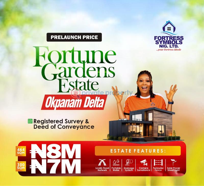 Residential Land For Sale Okpanam City Gate, 4 Minutes From Ugbolu Market, Amachai Road, Asaba, Delta State. Asaba Delta