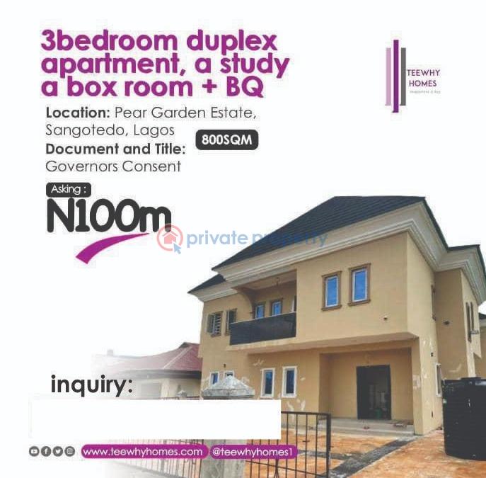 4 bedroom House For Sale Novare Mall Shoprite Sangotedo Lagos - 0