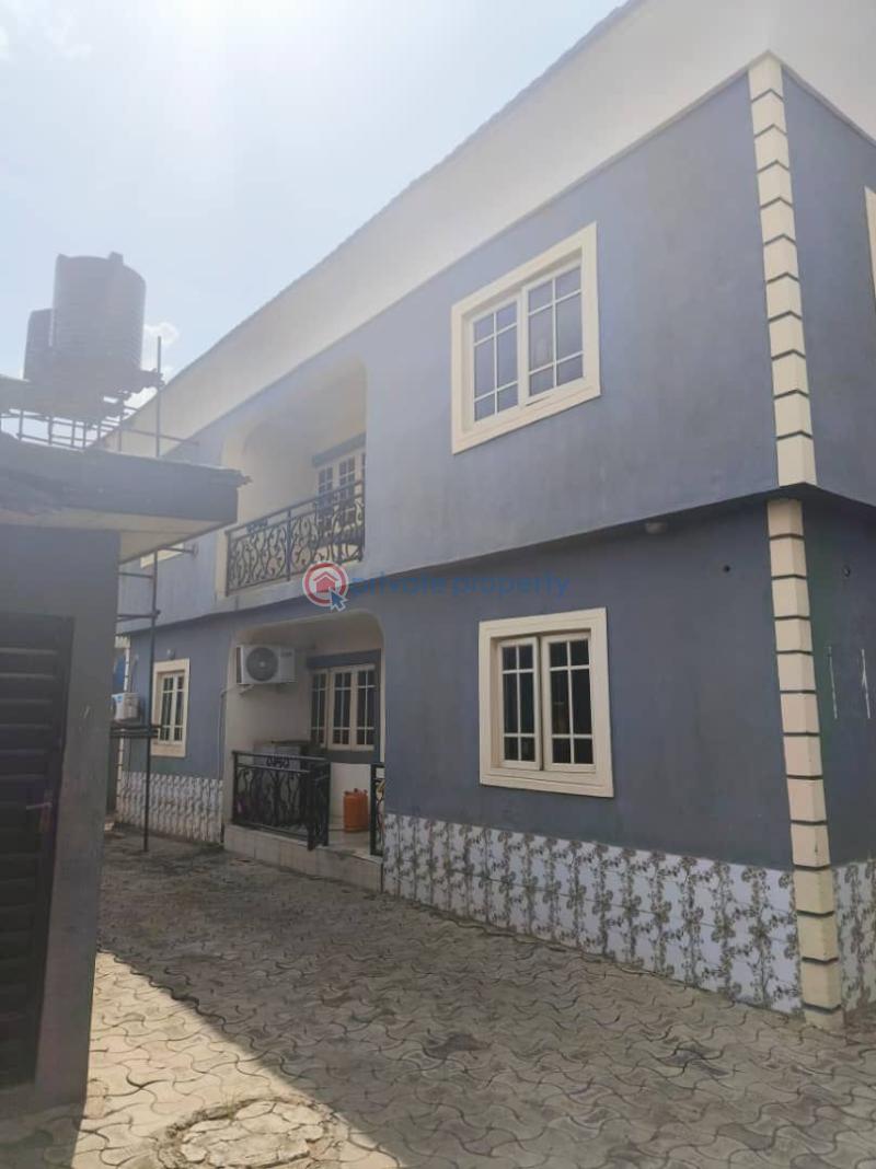 Four flats of three bedrooms flats with one big shop - 1 3 bedroom Block Of Flats For Sale New Oko Oba Road Oko Oba Agege Lagos - 1