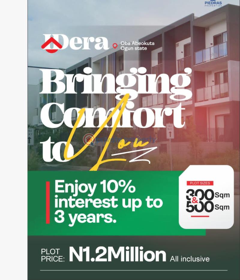 Residential Land For Sale Idera Estate Oba Close To Moshood Abiola Polytechnic Abeokuta Ogun