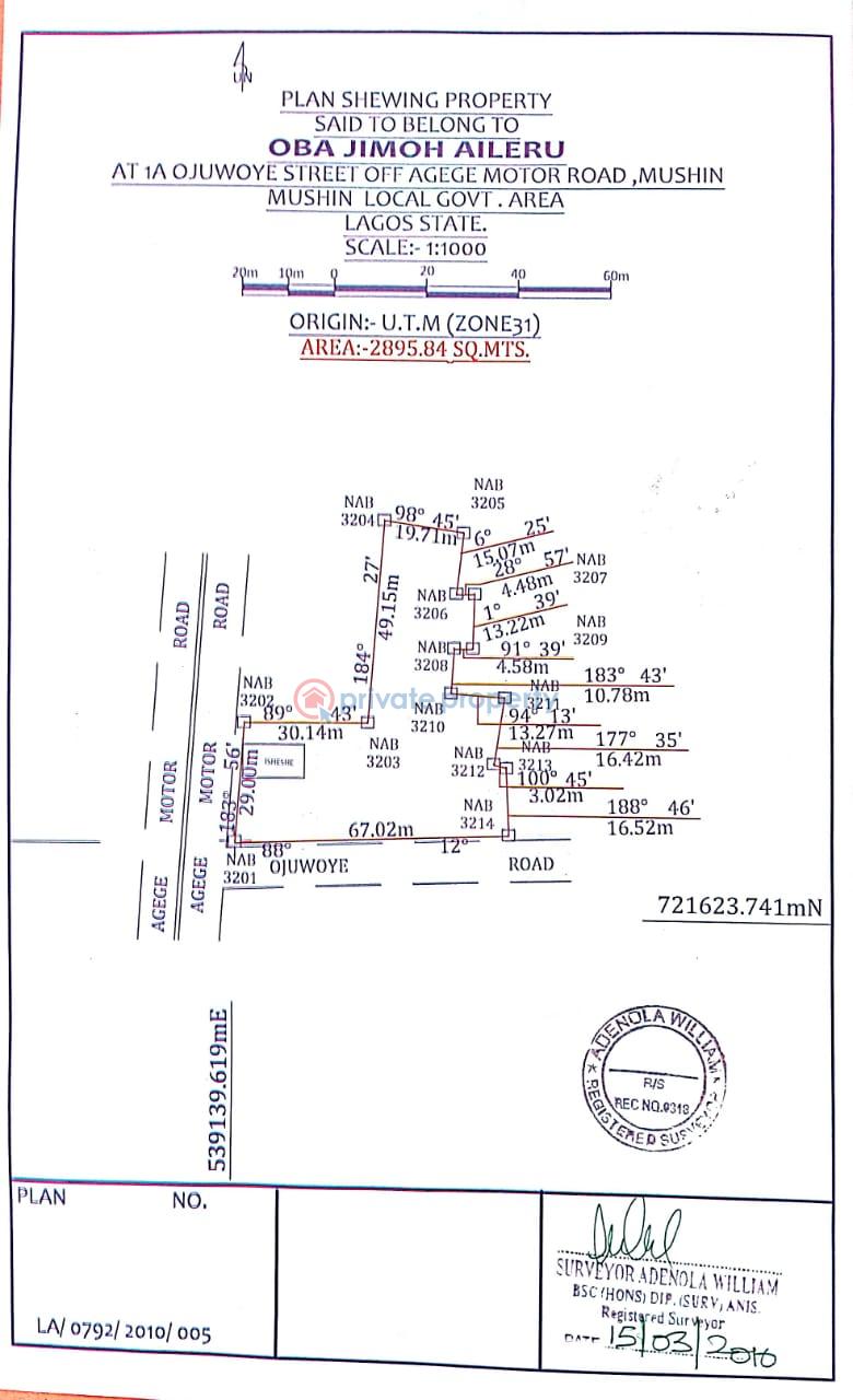 Joint Venture Land For Rent Agege Lagos