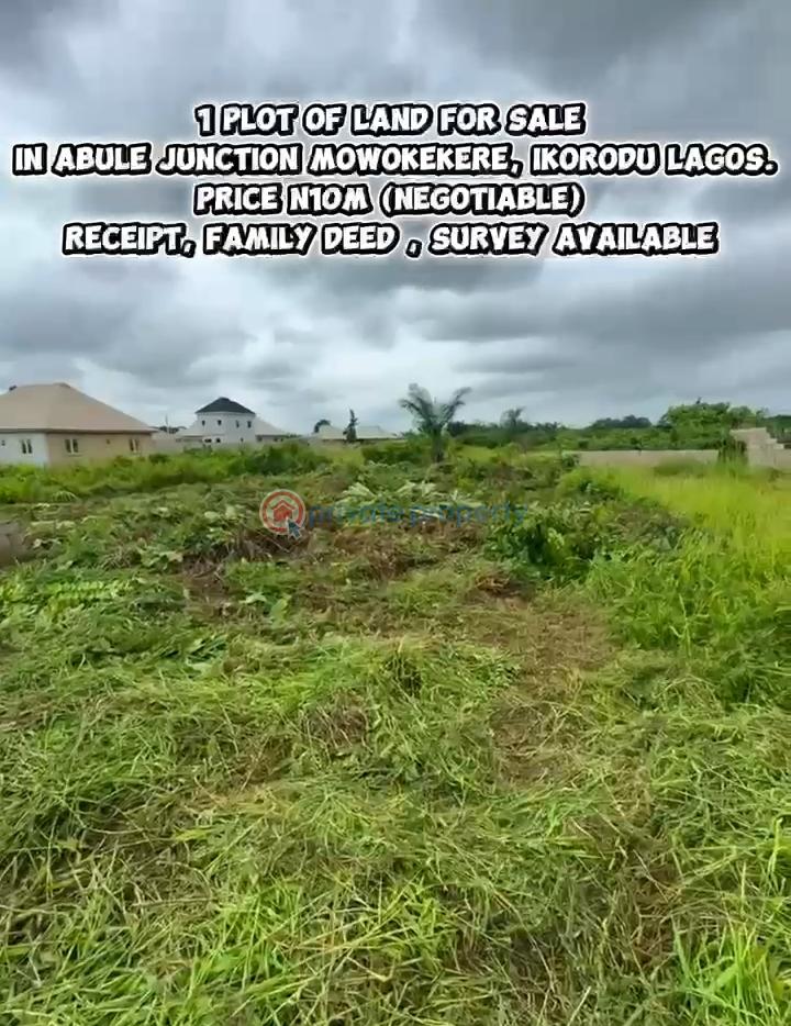 Residential Land For Sale Mowokekere Ikorodu Lagos - 1
