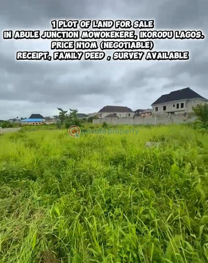 Residential Land For Sale Mowokekere Ikorodu Lagos - 0