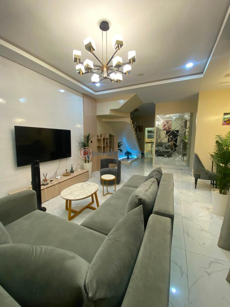 4 bedroom Semi detached Duplex Short let Chevron Alternative Chevron Drive Lekki Lagos - 0