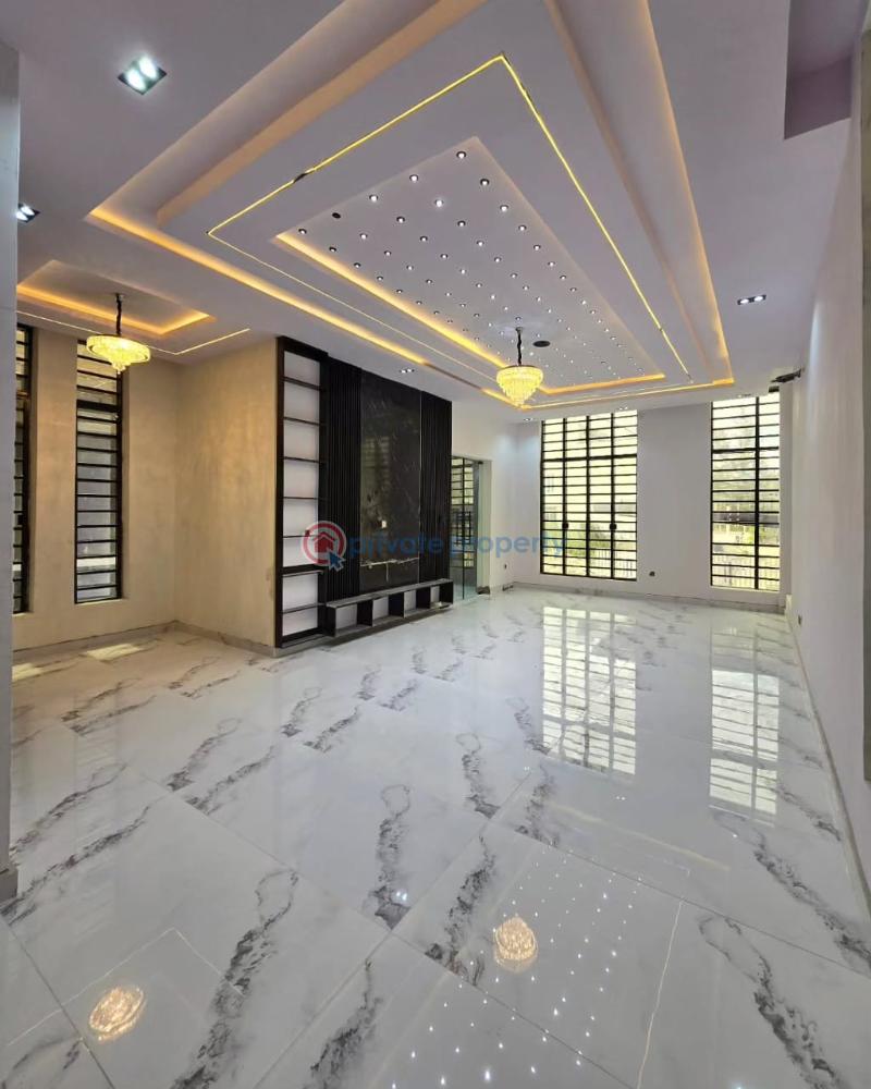 Fully automated 5 bedroom  smart home triplex with pool, cinema, pent, and a bq - 2 5 bedroom Detached Duplex For Sale Lekki County Homes Ikota Lekki Lagos - 2