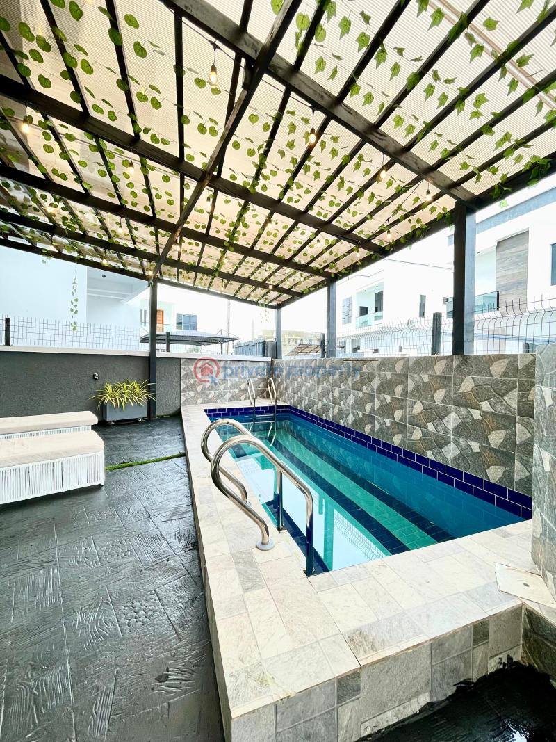 5 bedroom Detached Duplex Short let Orchid Road, Lafiaji Lekki Lagos - 15