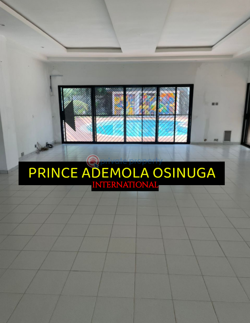 Fully detached 5 bedroom house + 2bq+swimming pool pn large grounds - 5 5 bedroom Detached Duplex For Rent Old Ikoyi Lagos - 5