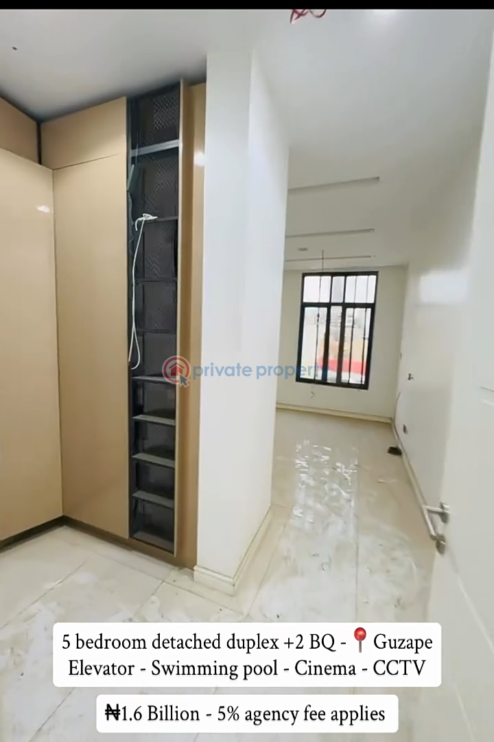 5 bedroom Detached Duplex For Sale Guzape Abuja Phase 1  - 0
