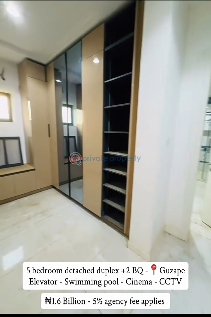 5 bedroom Detached Duplex For Sale Guzape Abuja Phase 1  - 6